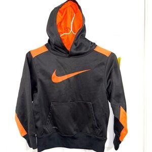 Nike Kids Black and Orange Jacket